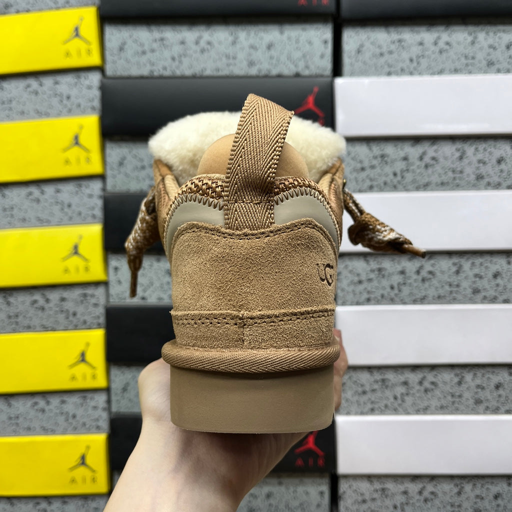 UGG Lowmel Lace-Up Shoes in Chestnut
