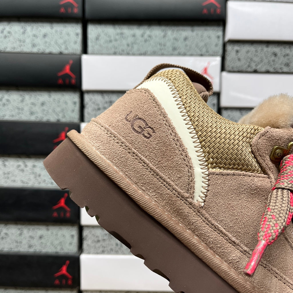 UGG Lowmel Lace-Up Shoes in Brown & Pink
