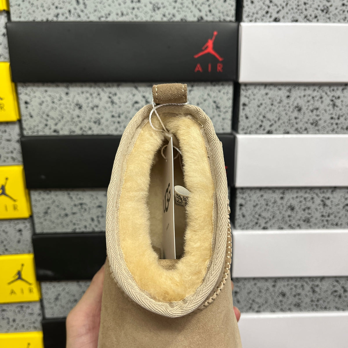 UGG Mini Ankle Boots in Sand – Style W1116109