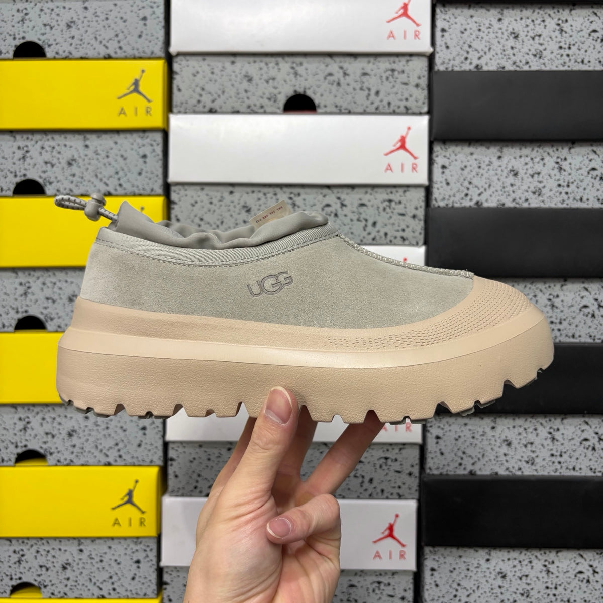 UGG Slip-On Shoes in Grey & White – Style 4096
