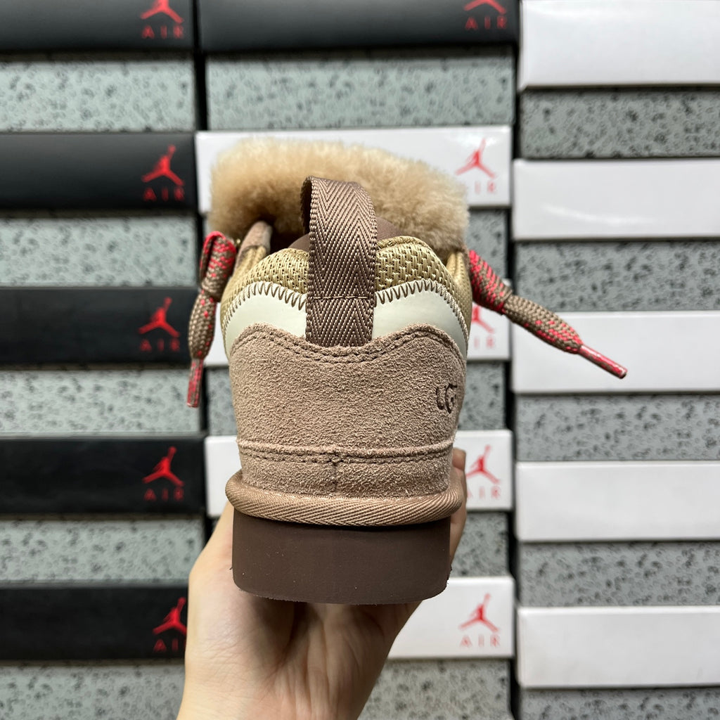 UGG Lowmel Lace-Up Shoes in Brown & Pink