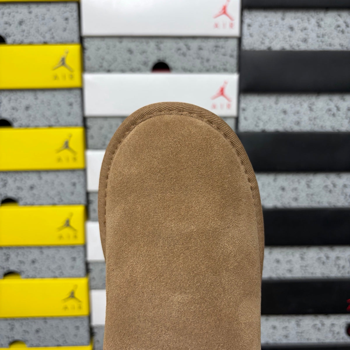 UGG Mini Platform Ankle Boots in Chestnut – 3 cm