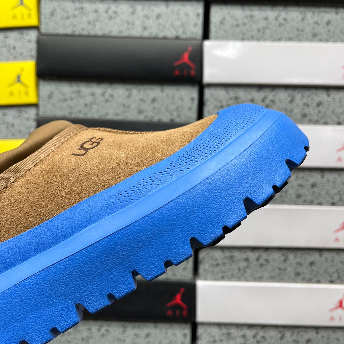 UGG Toggle Slip-On Shoes in Chestnut & Blue