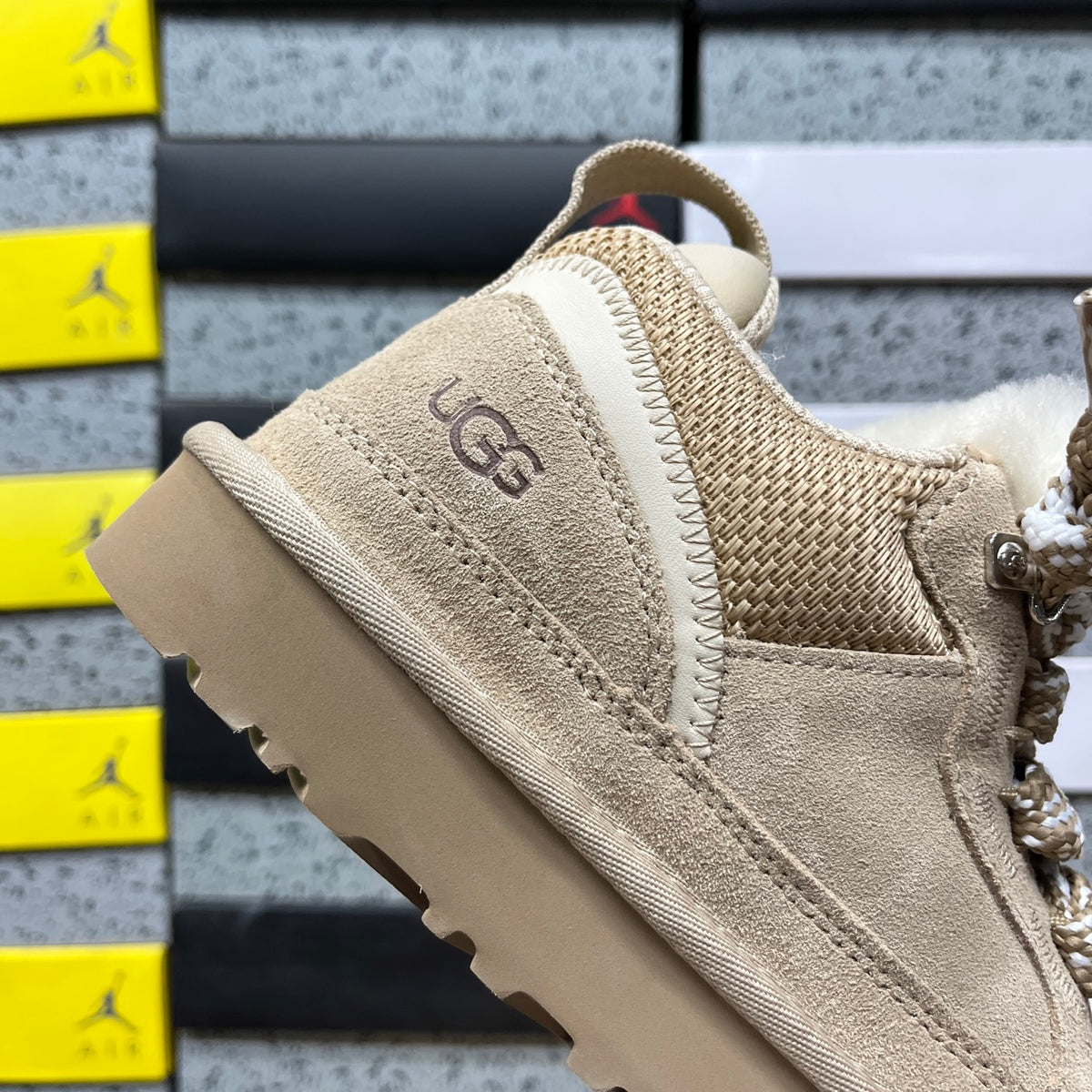 UGG Lowmel Lace-Up Shoes in Sand
