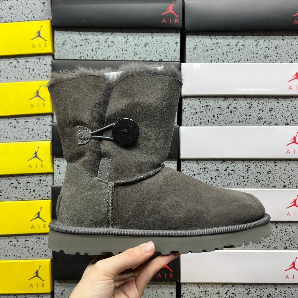 UGG Bailey Button II Boots in Grey