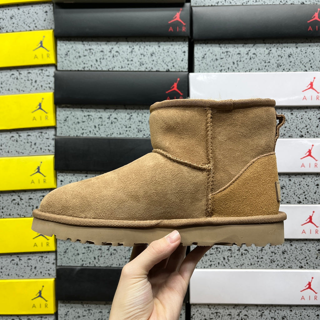 UGG Classic Mini Ankle Boots in Chestnut