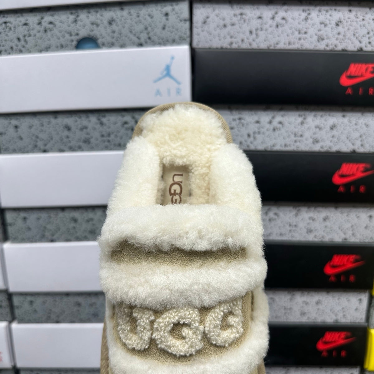 UGG Embroidered Mule Slippers in Sand – Style 5095