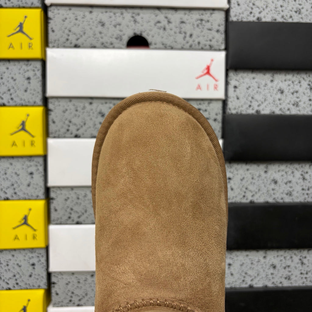 UGG Button-Detail Mid-Calf Boots in Chestnut