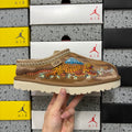 UGG Dragon & Tiger Embroidered Slip-On Shoes in Chestnut – Style 2553