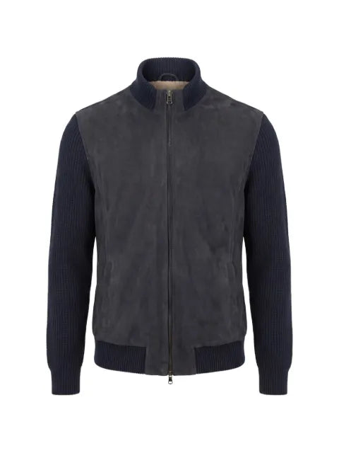 Arte Antwerp suede panelled jacket