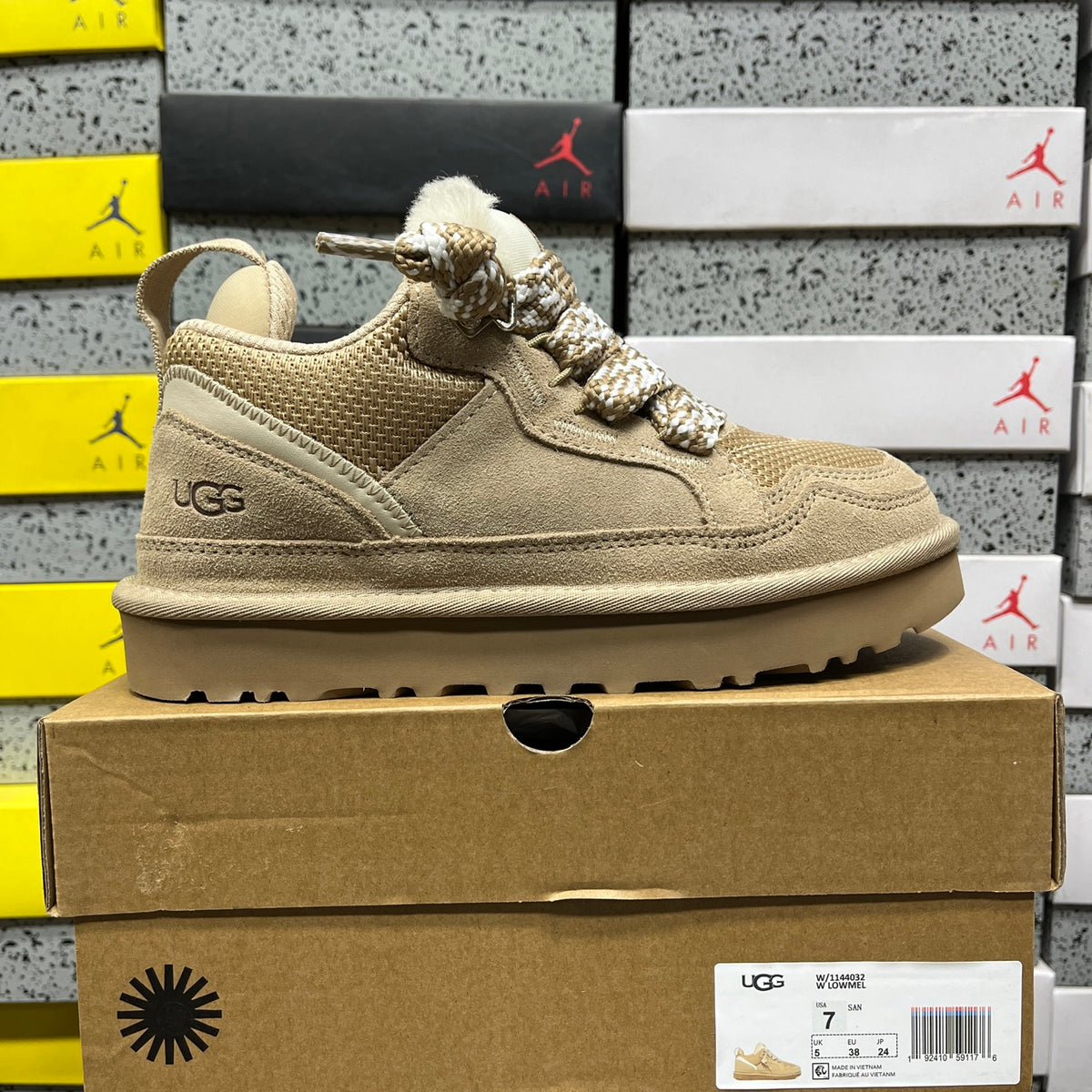 UGG Lowmel Lace-Up Shoes in Sand