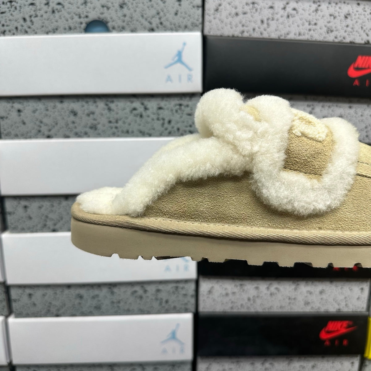 UGG Embroidered Mule Slippers in Sand – Style 5095