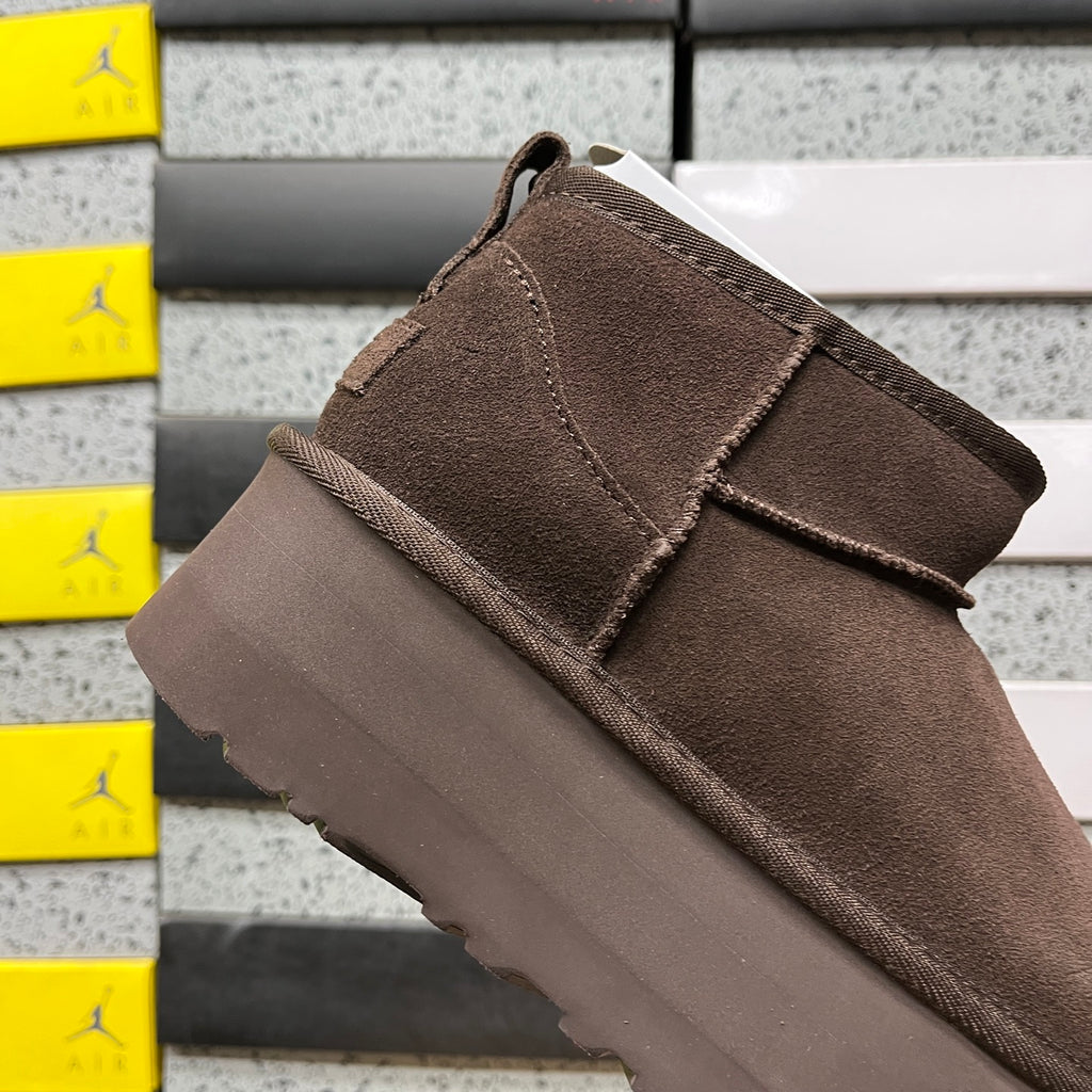 UGG Ultra Mini Platform Boots in Chocolate Brown