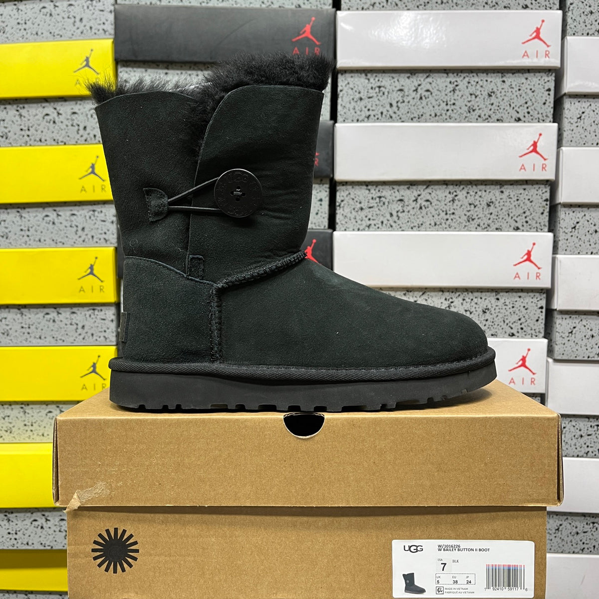 UGG Bailey Button II Boots in Black