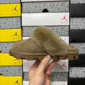 UGG Plush-Collar Mule Slippers in Antelope Brown – Style 5125