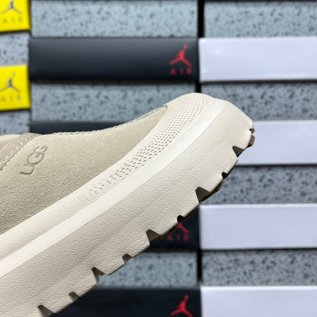 UGG Toggle Slip-On Shoes in Mustard Seed & Cream