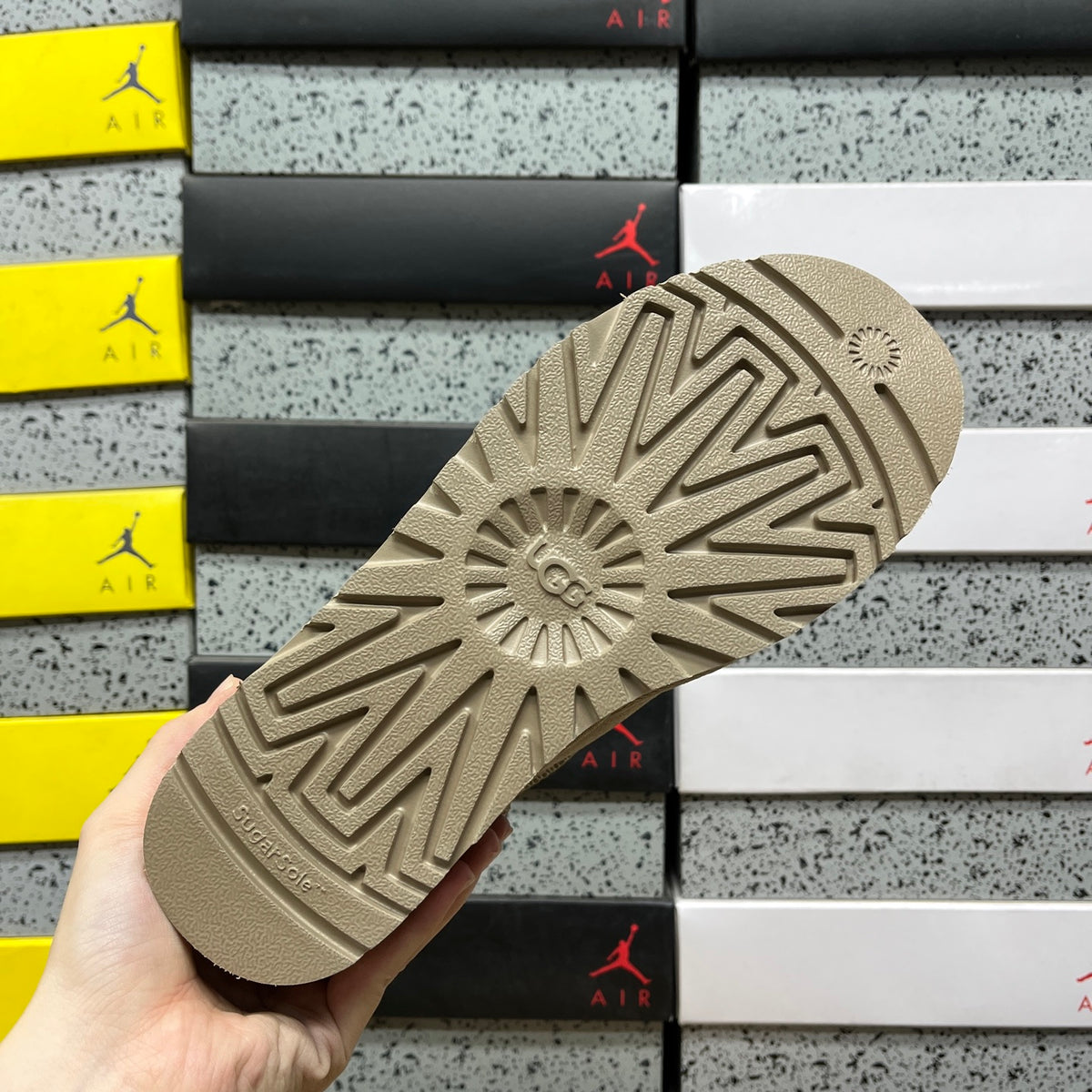 UGG Ultra Mini Platform Boots in Mustard Seed