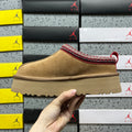 UGG Tazz II Platform Slippers in Chestnut