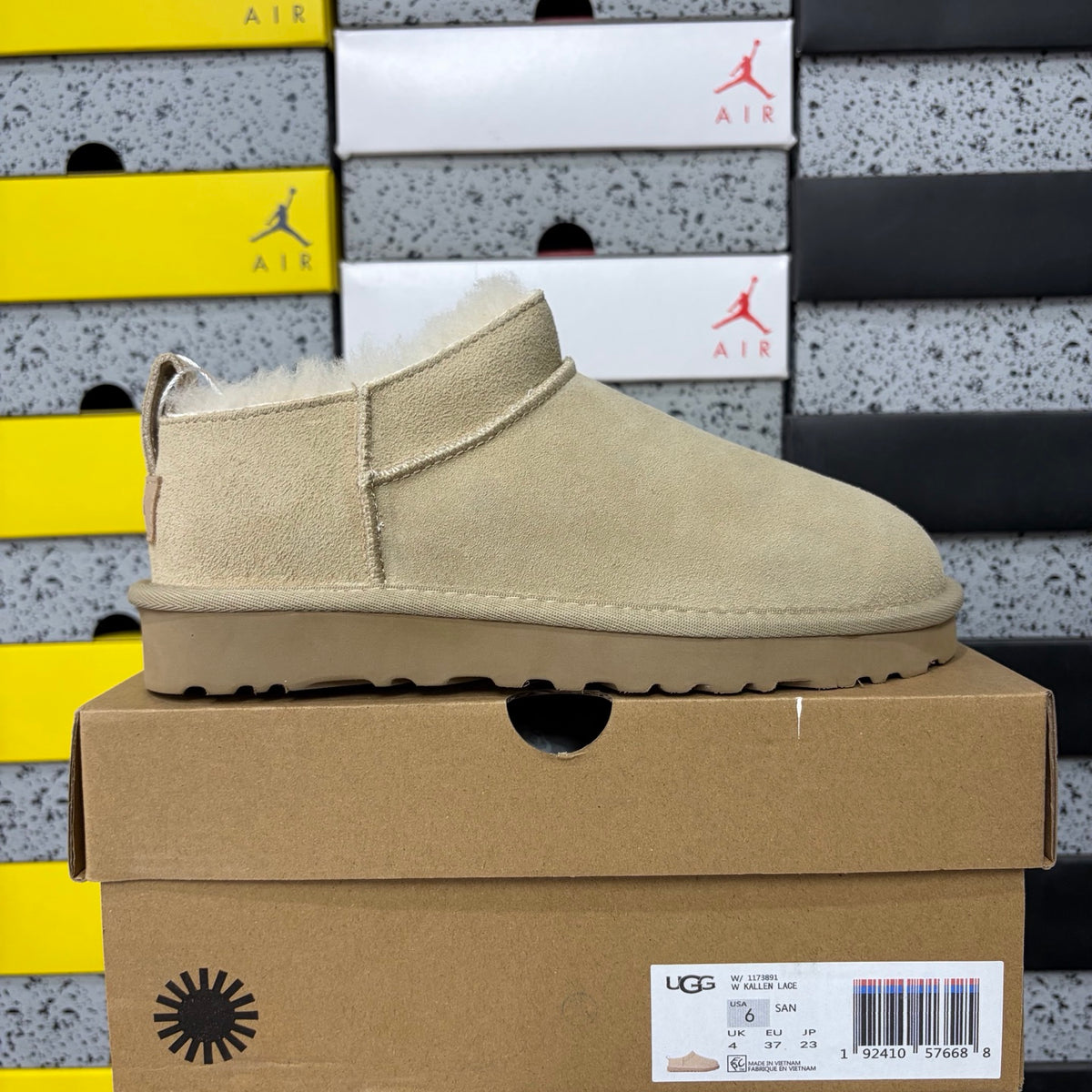 UGG Slim-Sole Mini Boots in Sand – Style W1173891