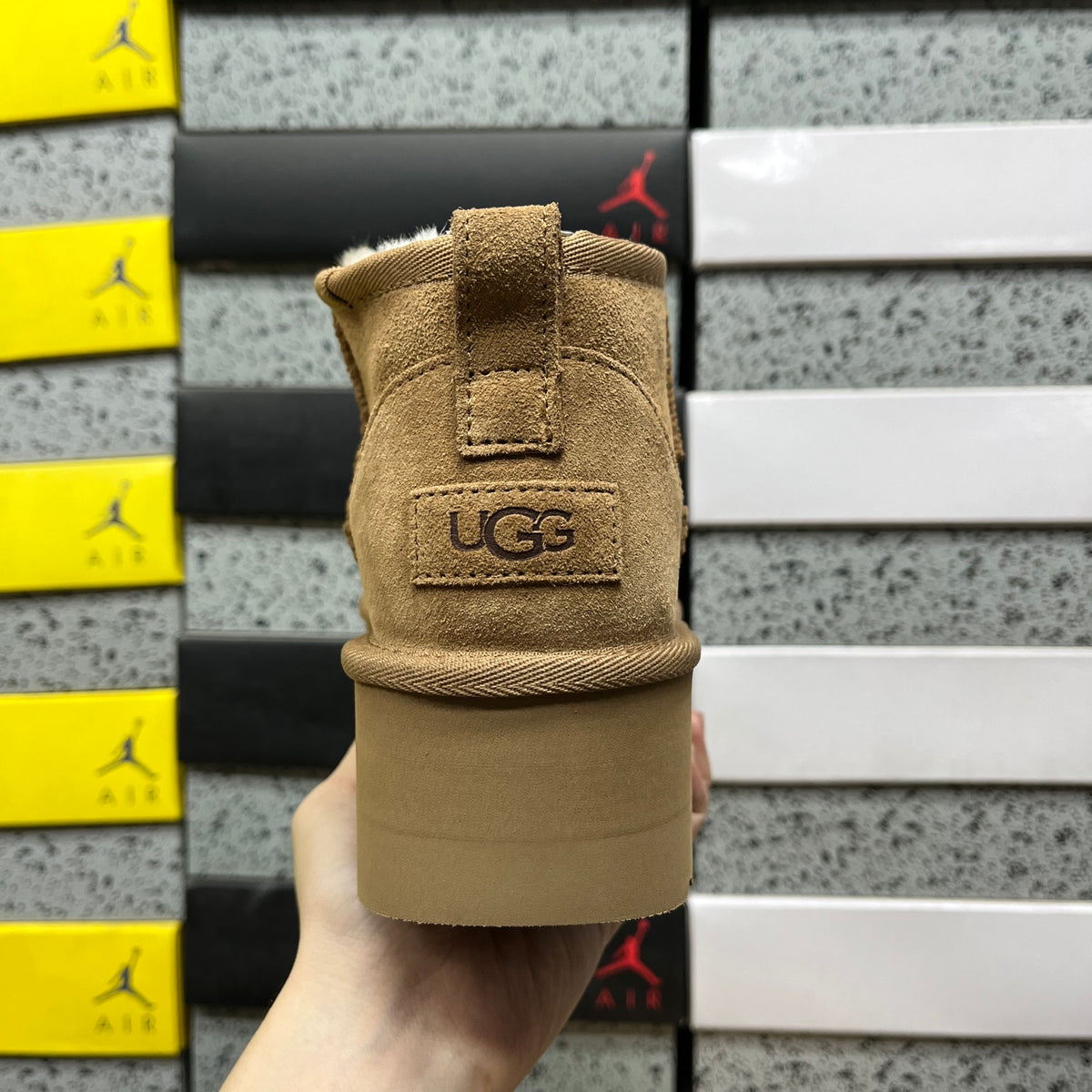 UGG Ultra Mini Platform Boots in Chestnut