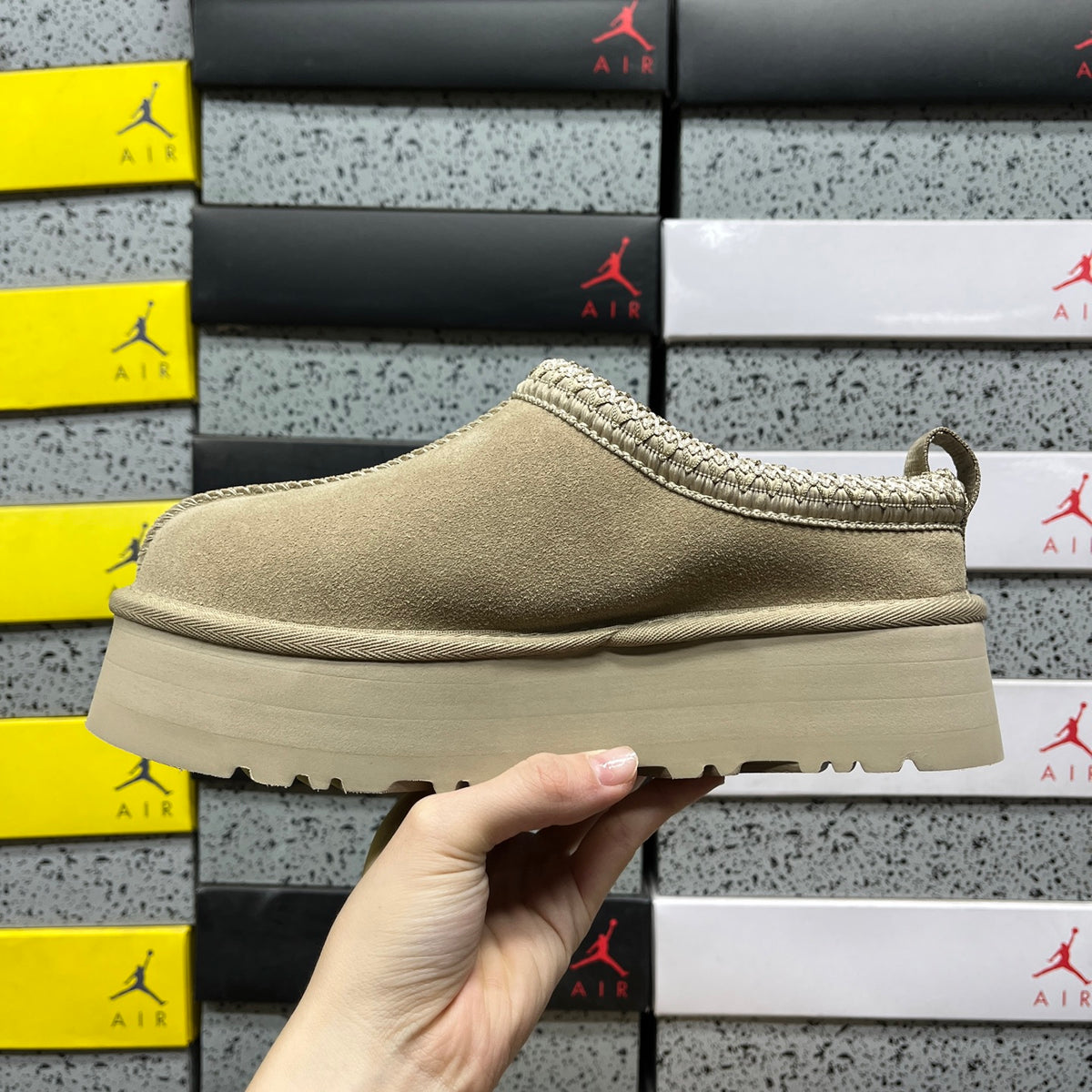 UGG Tazz II Platform Slippers in Mustard Seed