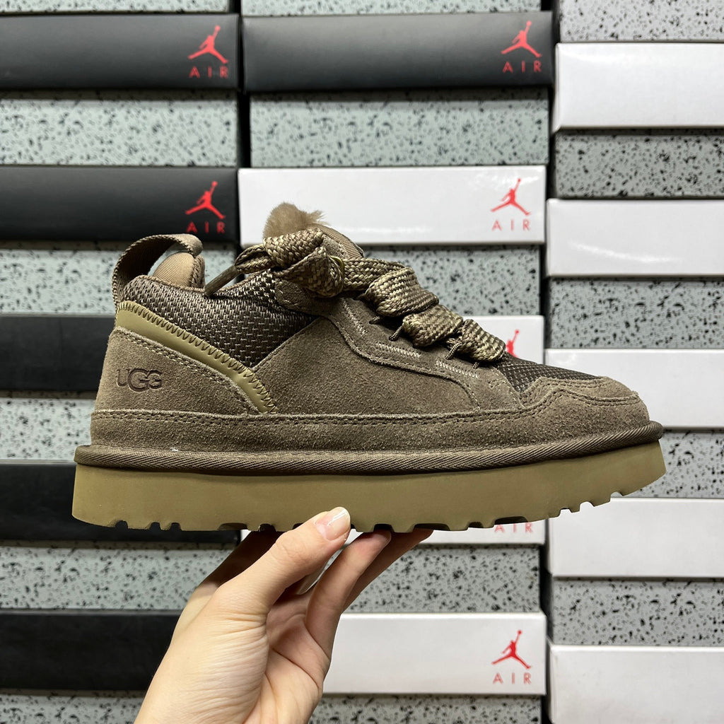 UGG Lowmel Lace-Up Shoes in Smoky Brown