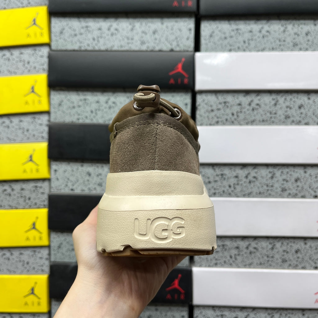 UGG Toggle Slip-On Shoes in Walnut Brown & Cream