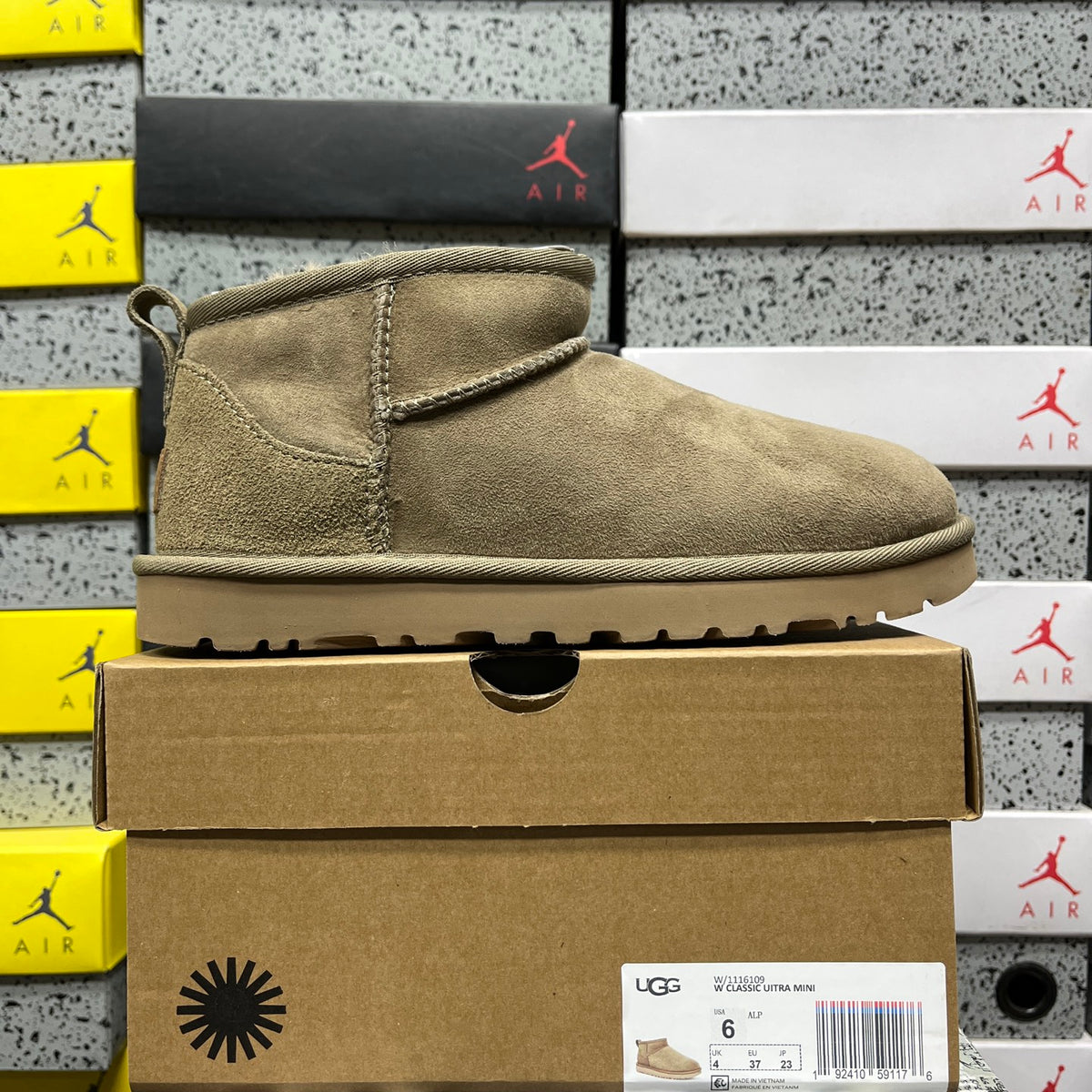 UGG Classic Ultra Mini Boots in Antelope Brown
