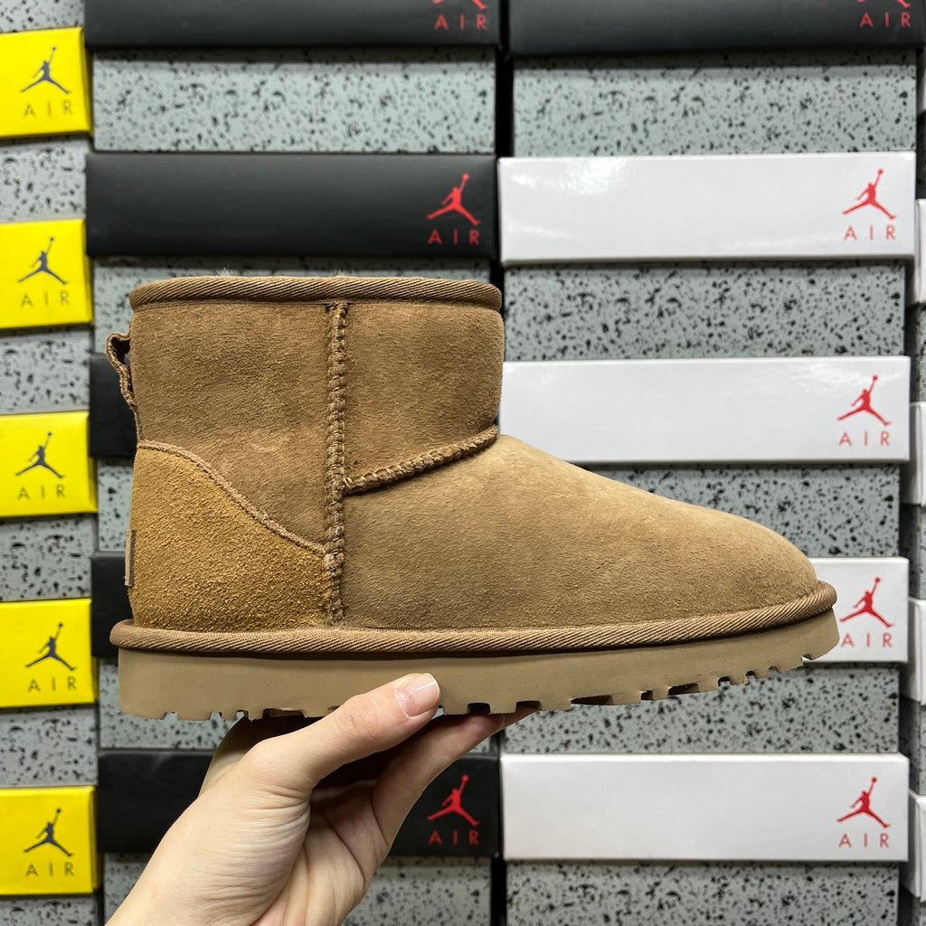 UGG Classic Mini Ankle Boots in Chestnut