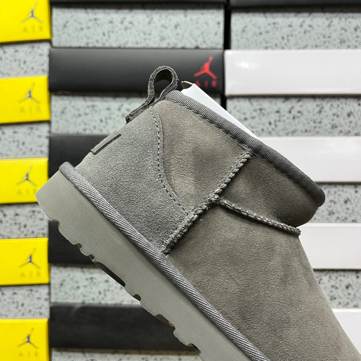 UGG Classic Ultra Mini Boots in Grey