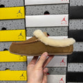 UGG Plush-Collar Slippers in Chestnut – Style W1171391