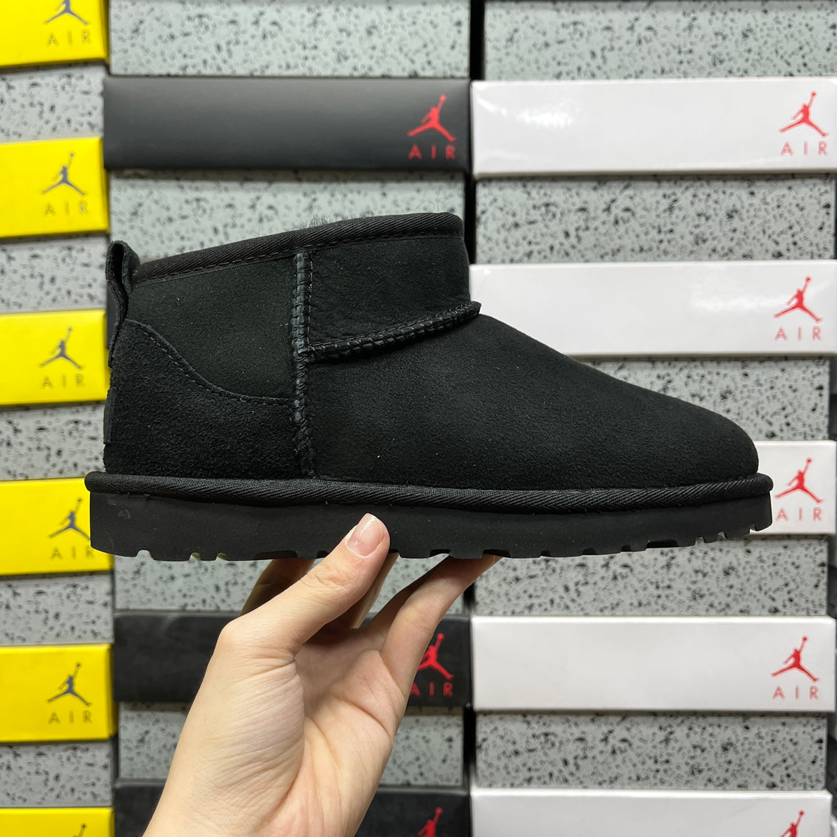 UGG Classic Ultra Mini Boots in Black