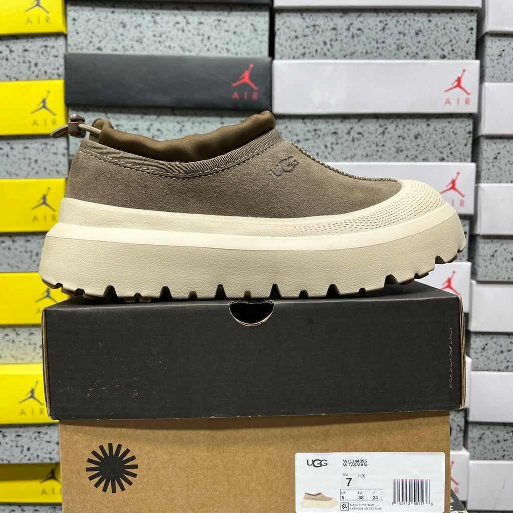 UGG Toggle Slip-On Shoes in Walnut Brown & Cream
