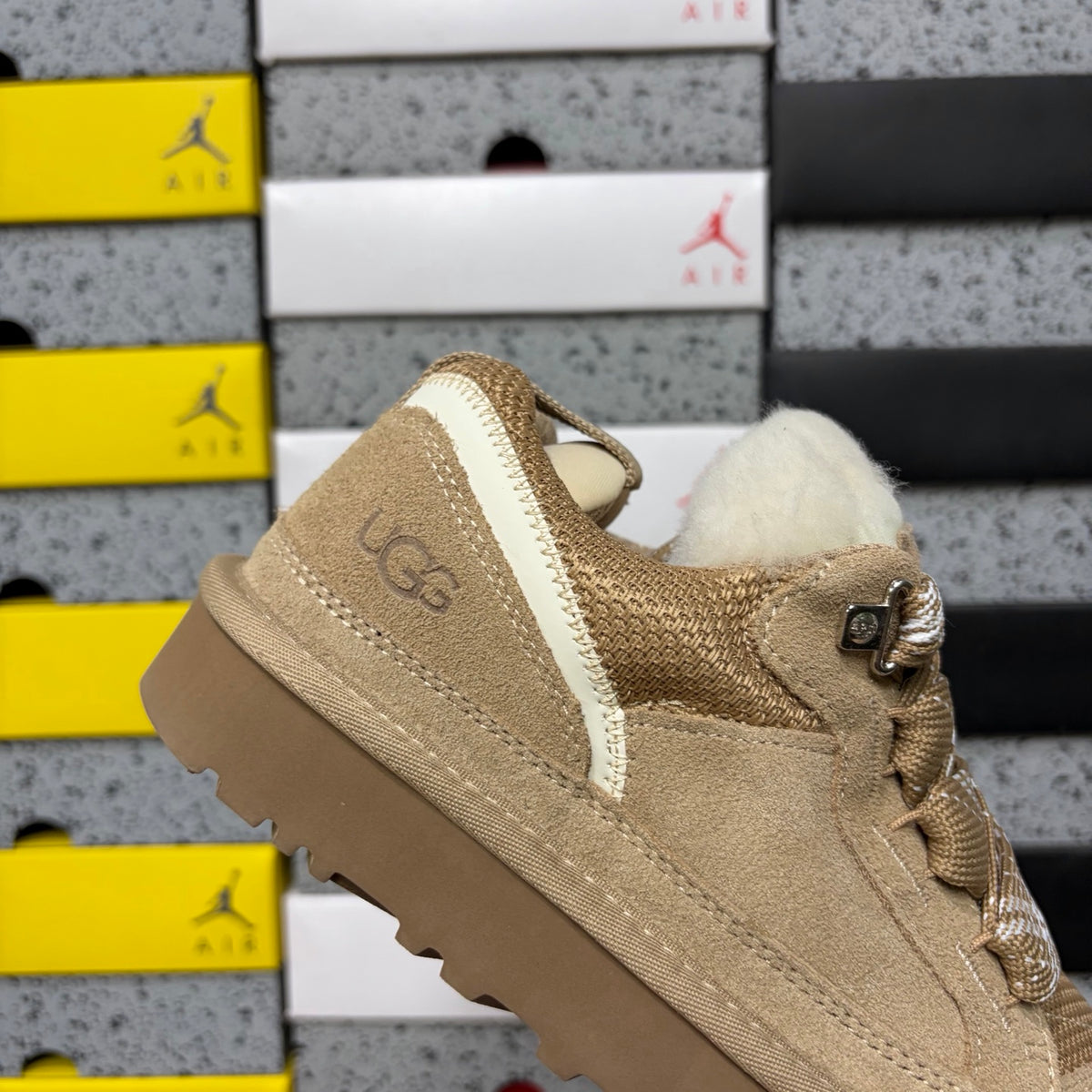 UGG Low-Top Lace-Up Shoes in Sand – Style 4032