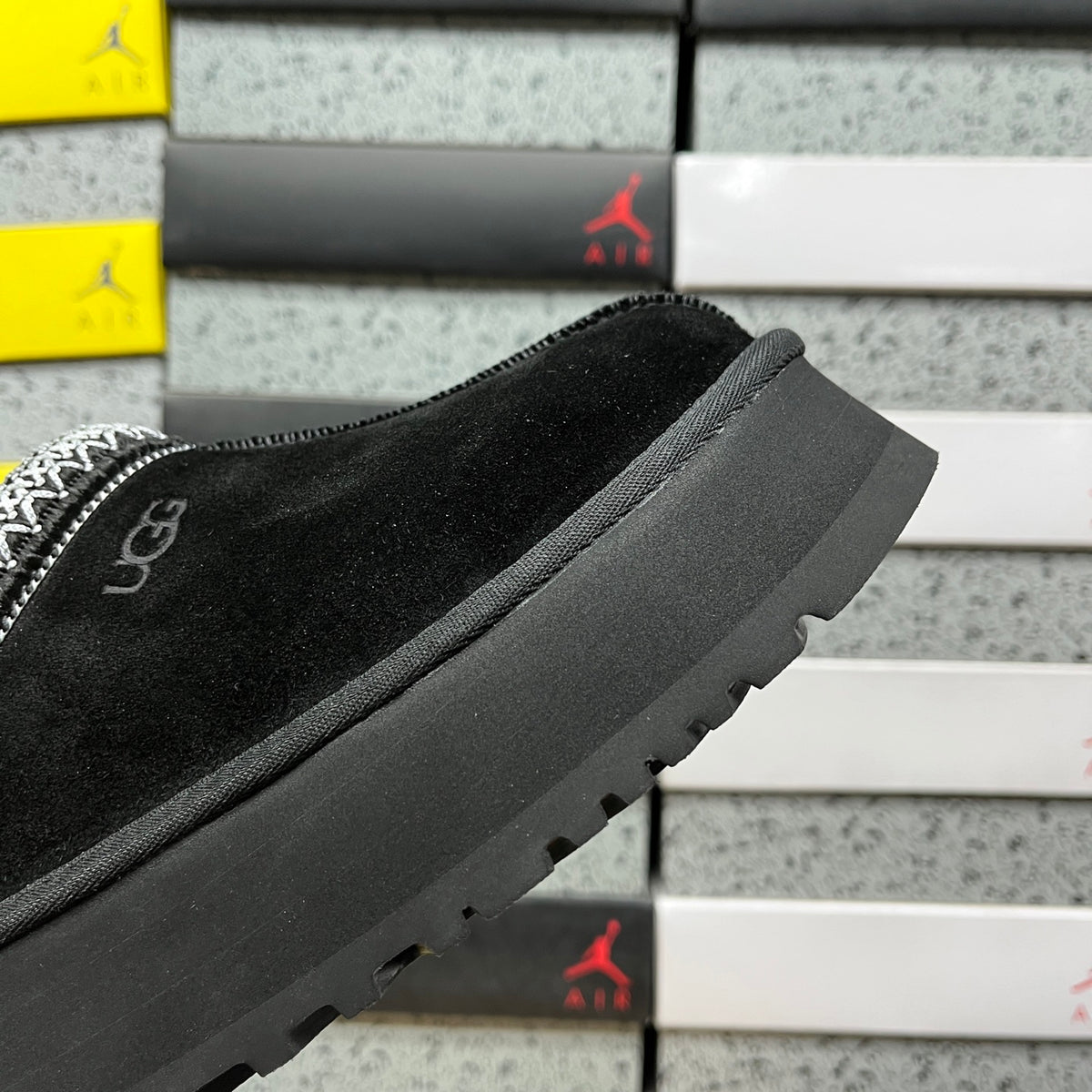 UGG Tazz II Platform Slippers in Black