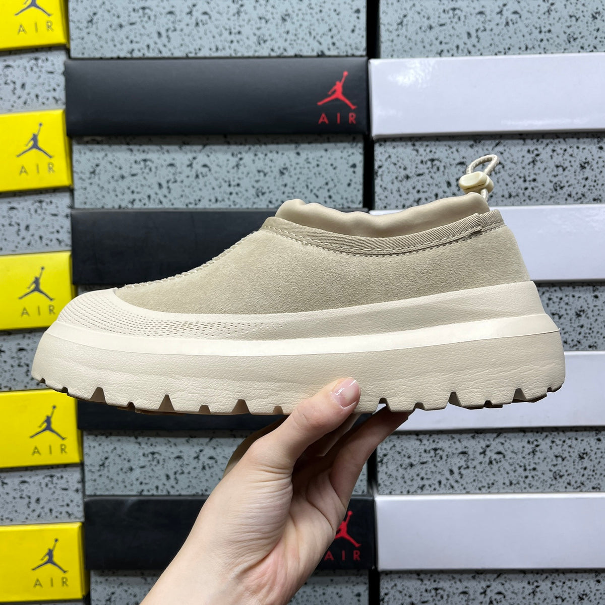 UGG Toggle Slip-On Shoes in Mustard Seed & Cream