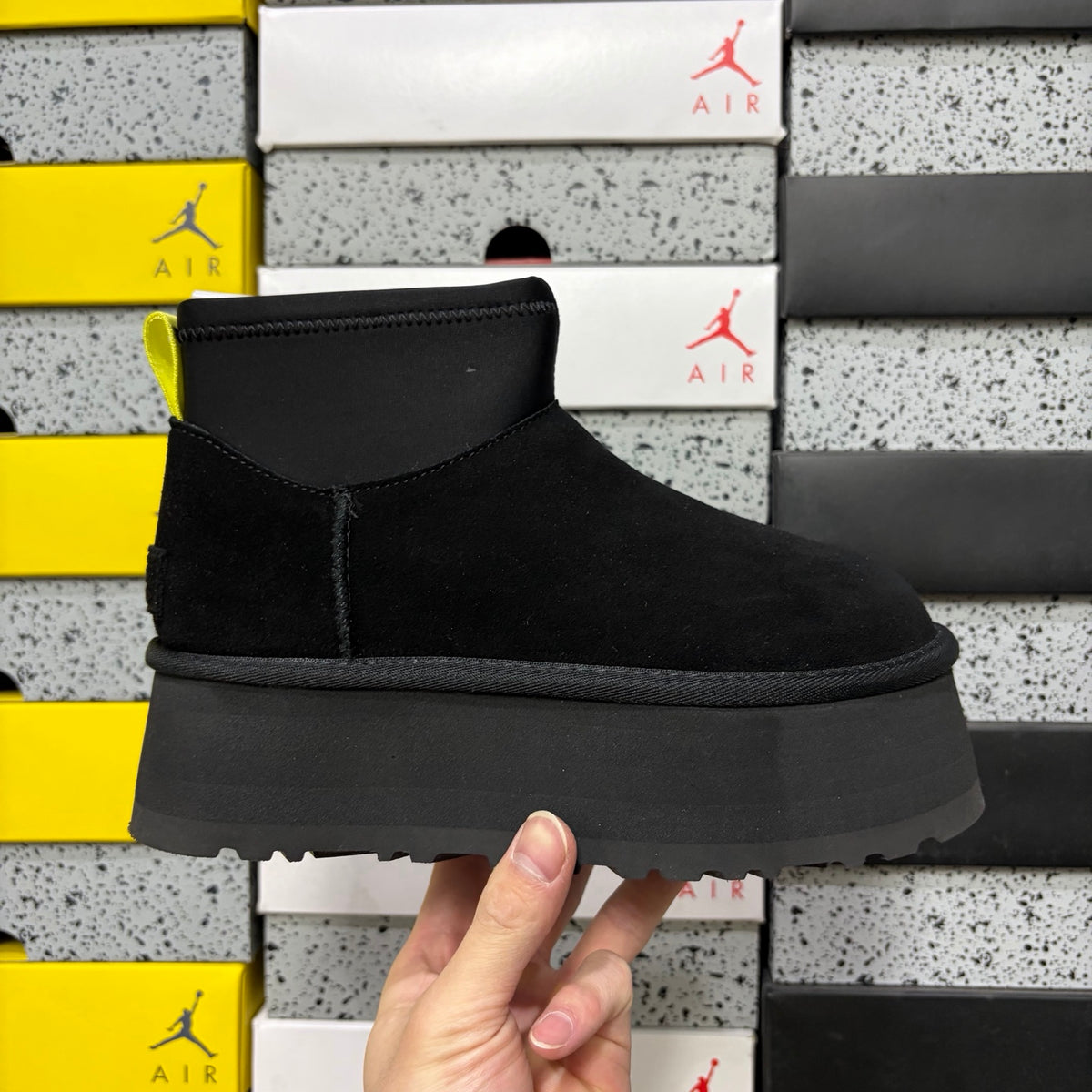UGG Platform Ankle Boots in Black – Style 817