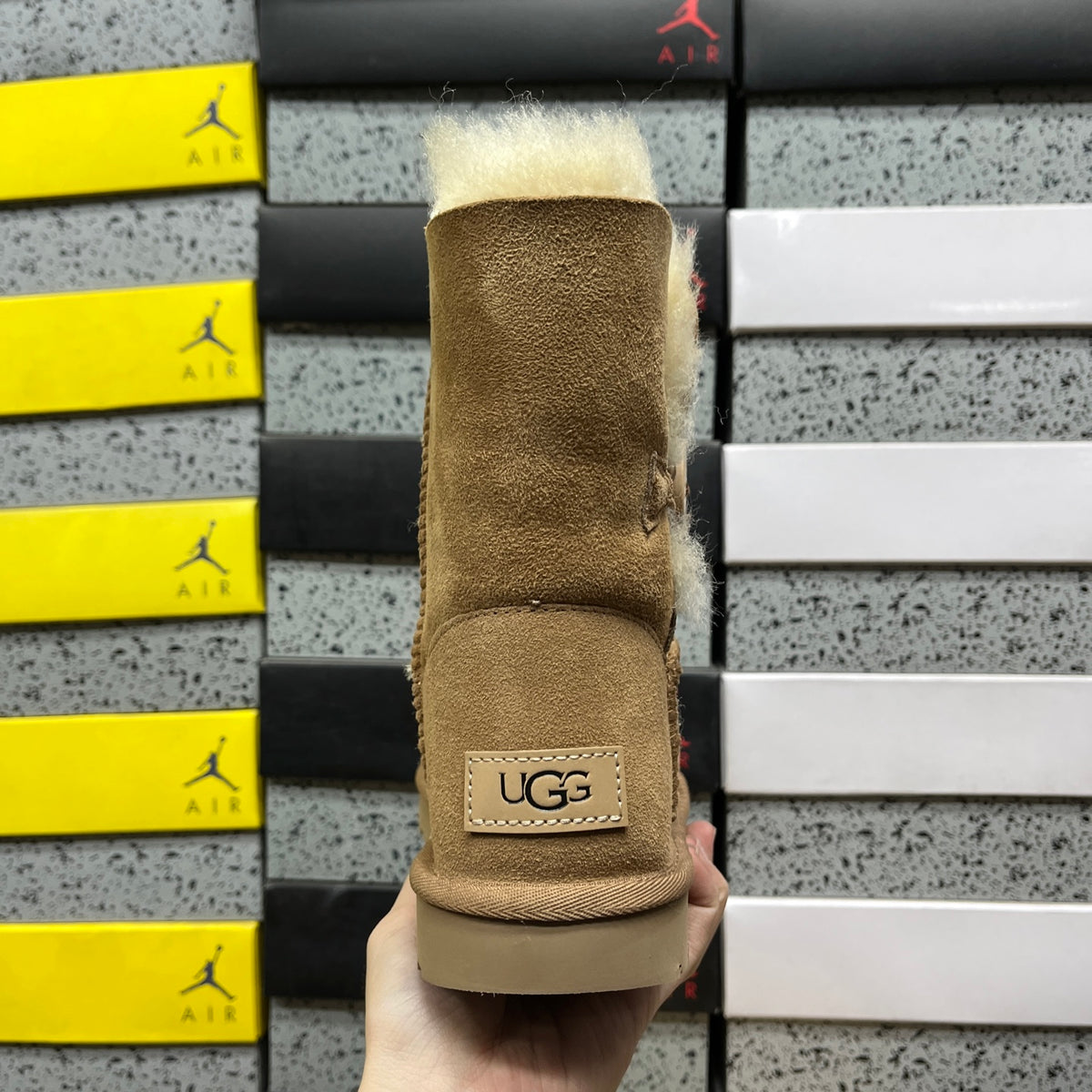UGG Bailey Button II Boots in Chestnut