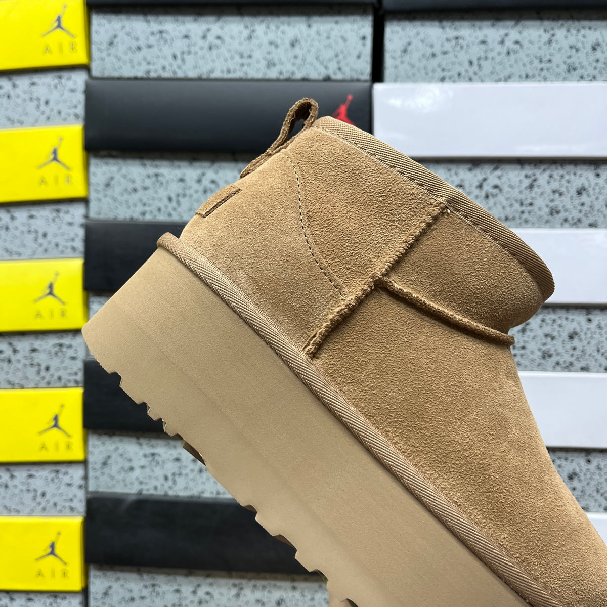 UGG Ultra Mini Platform Boots in Chestnut