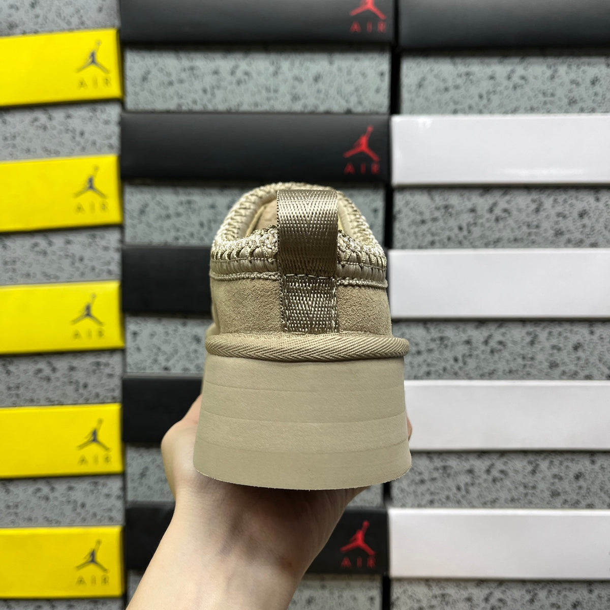 UGG Tazz II Platform Slippers in Mustard Seed