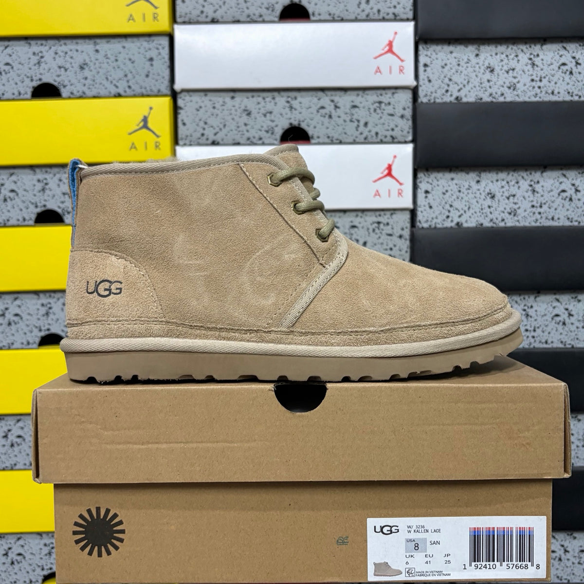 UGG Lace-Up Ankle Boots in Sand – Style W1094269