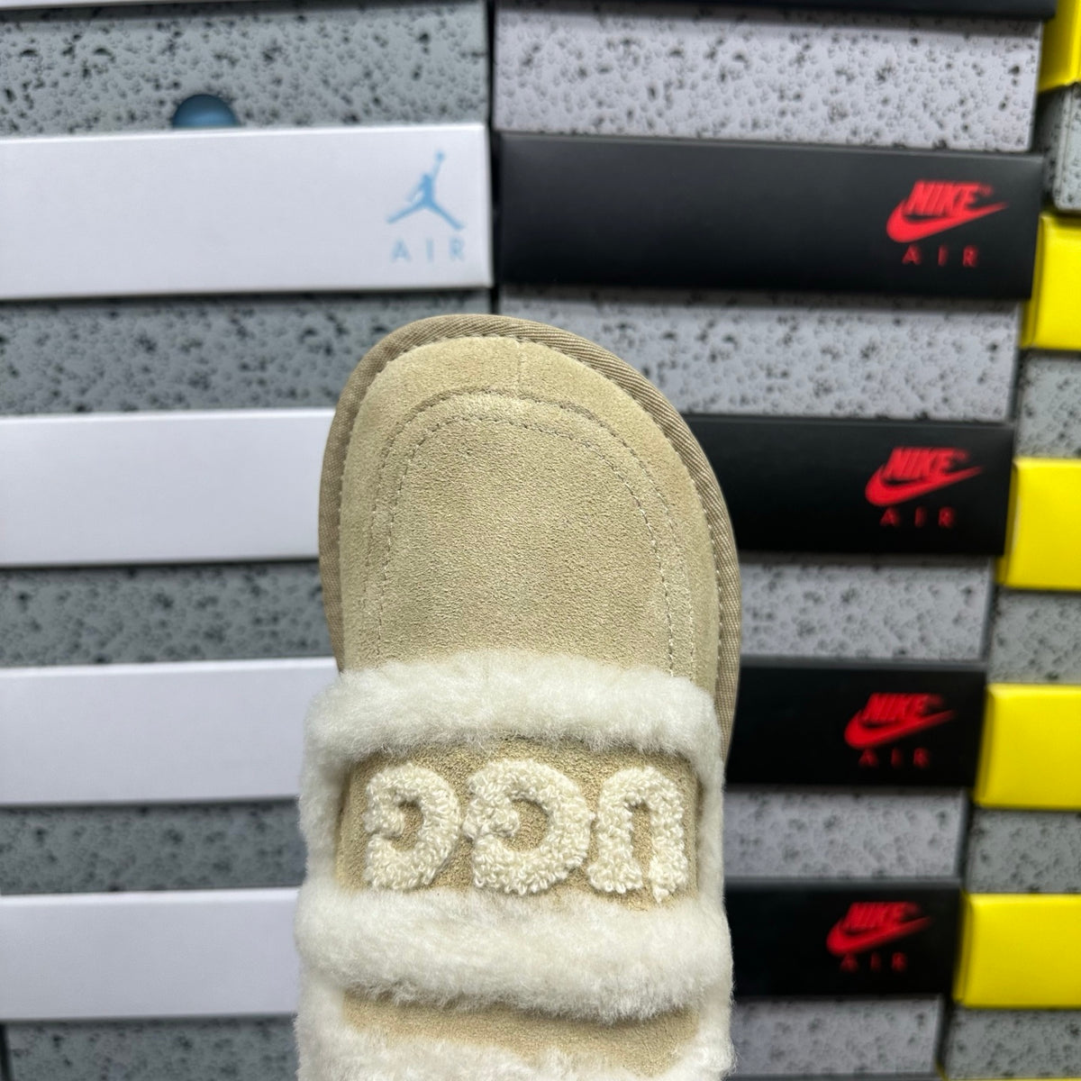 UGG Embroidered Mule Slippers in Sand – Style 5095