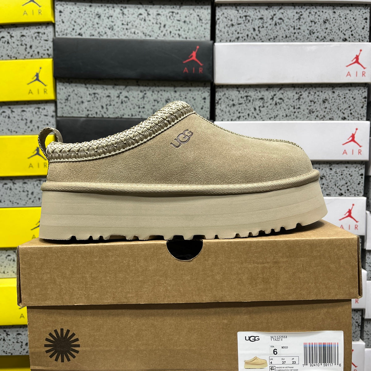 UGG Tazz II Platform Slippers in Mustard Seed