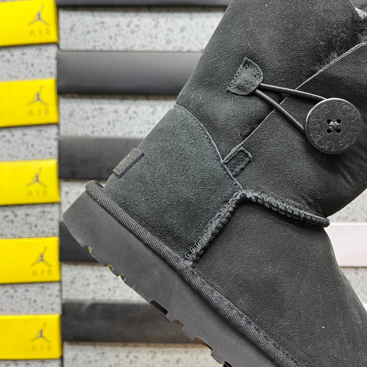 UGG Bailey Button II Boots in Black