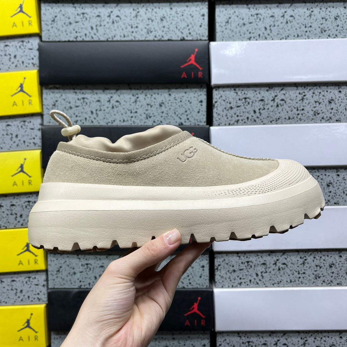 UGG Toggle Slip-On Shoes in Mustard Seed & Cream