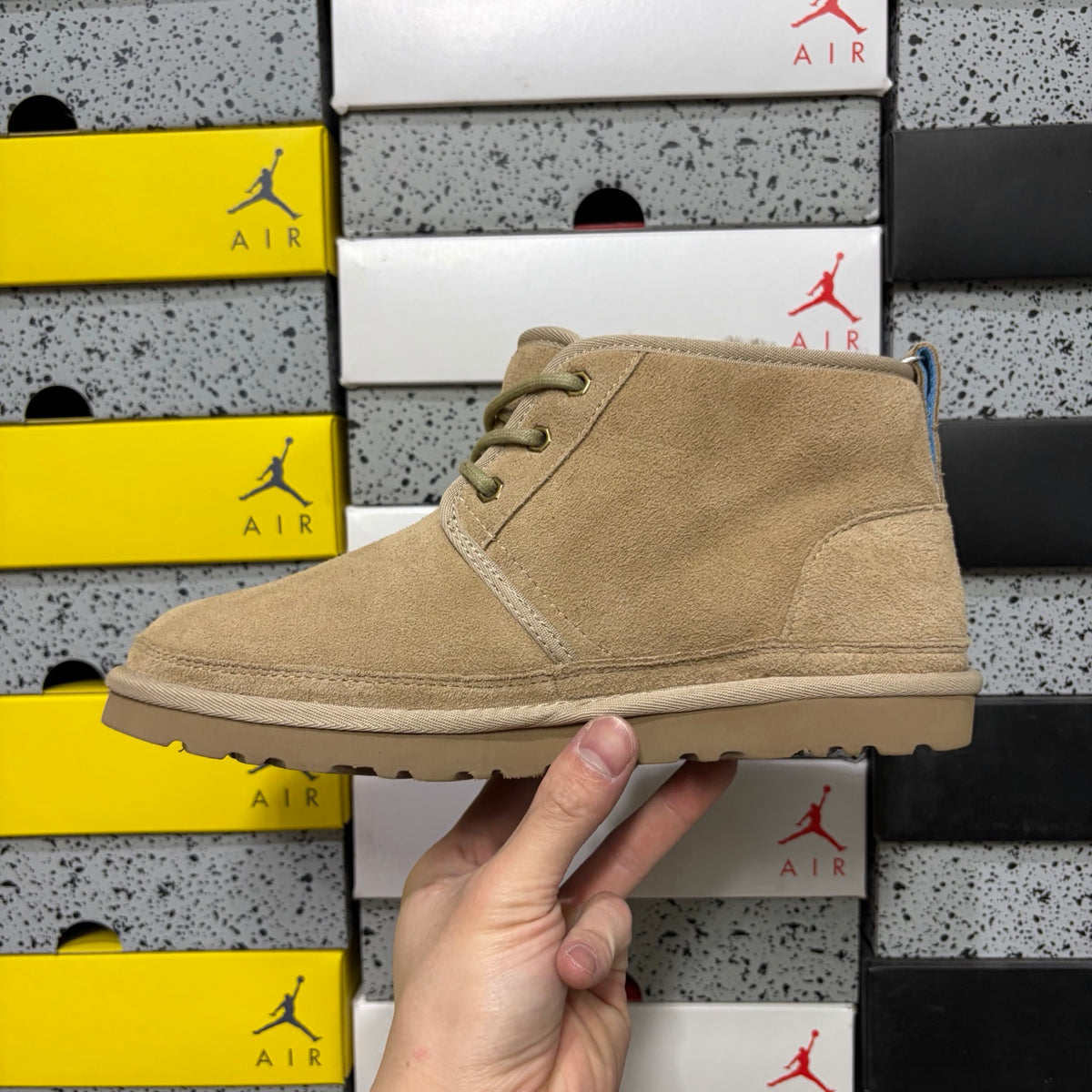 UGG Lace-Up Ankle Boots in Sand – Style W1094269