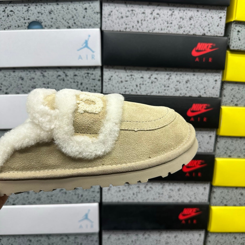 UGG Embroidered Mule Slippers in Sand – Style 5095
