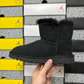 UGG Button-Detail Mid-Calf Boots in Black