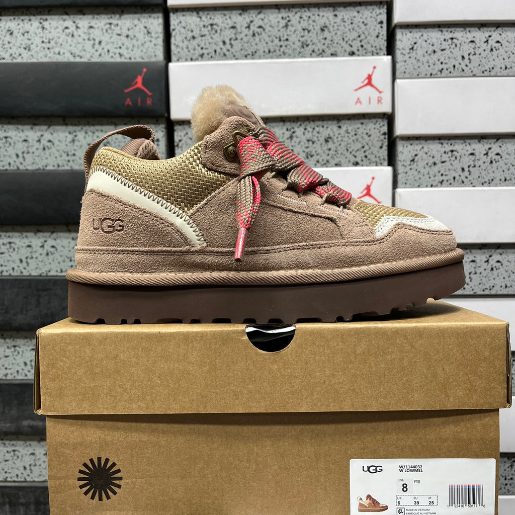 UGG Lowmel Lace-Up Shoes in Brown & Pink