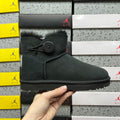UGG Mini Bailey Button II Boots in Black